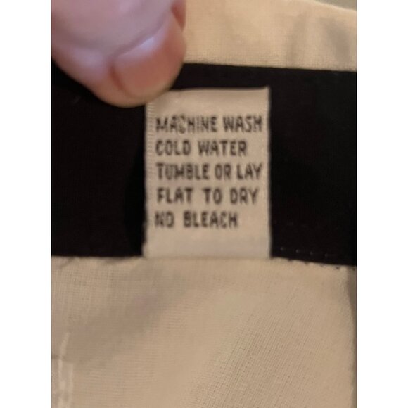 VTG Mens Store At Sears Chevron Pullover Shirt L Black/White 1/2 Zip Grandpa NWT - Picture 13 of 15